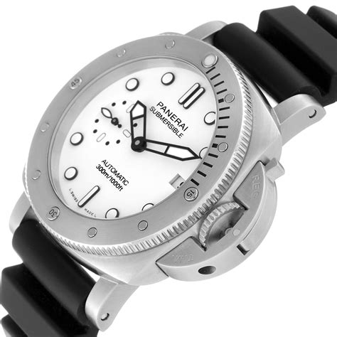 panerai submarine for sale|Panerai submersible 42mm white dial.